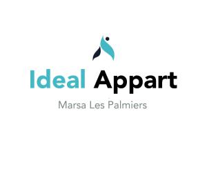 a logo for a real agent market less palifiers at Ideal Appart Marsa Les Palmiers in La Marsa