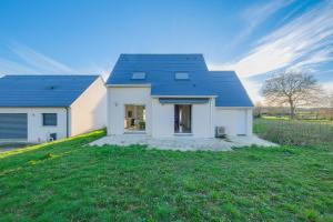 Bygningen som feriehuset ligger i