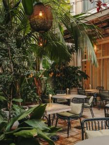 Vonkajšia záhrada v ubytovaní Hotel Pulitzer Barcelona