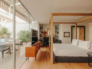 Posteľ alebo postele v izbe v ubytovaní Hotel Pulitzer Barcelona