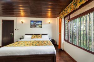 Summit Sherpa Mountain Hotel & Spa客房内的一张或多张床位