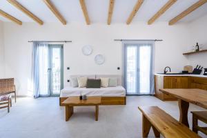 Posezení v ubytování ANGONI SUITES