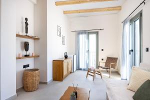 Posezení v ubytování ANGONI SUITES