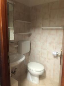 a bathroom with a toilet and a sink at Residence Napoleon Isola D'Elba in Procchio