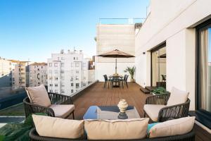 Balkon lub taras w obiekcie Feelathome Goya Apartments