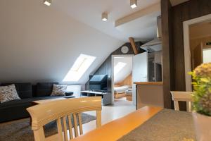 Køkken eller tekøkken på Ferienhaus Kräuterhäusl