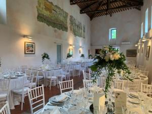 Restaurace v ubytování ABBAZIA SS. QUIRICO E GIULITTA