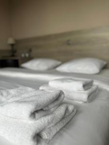 Postel nebo postele na pokoji v ubytování Hotel Arriate