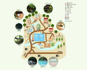 mapa kampusu uniwersytetu Princeton w obiekcie Toukaen campsite - Vacation STAY 23959v w mieście Uenohara