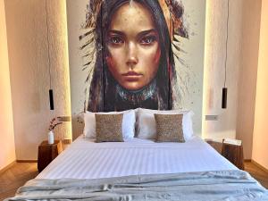Säng eller sängar i ett rum på Motel Peralba