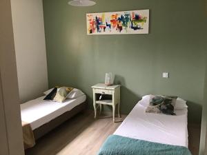 Postel nebo postele na pokoji v ubytování Vido bene
