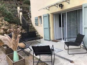 Patio nebo venkovní prostory v ubytování Vido bene