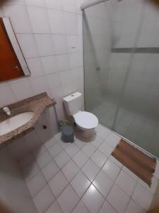 Kylpyhuone majoituspaikassa Flat Casa Taiba 2002
