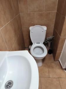 Koupelna v ubytování Apartmány Pražská