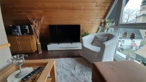 Kuchyň nebo kuchyňský kout v ubytování Ferienwohnung im Traumhaus