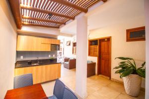 A cozinha ou cozinha compacta de Hotel Bem Brasil