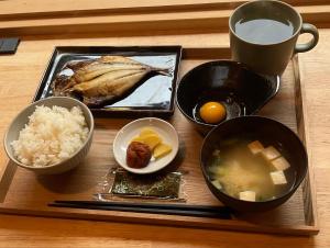 Matur á eða í nágrenni ryokan-hótelanna