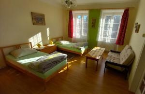 Posteľ alebo postele v izbe v ubytovaní Apartman pod Zamkem