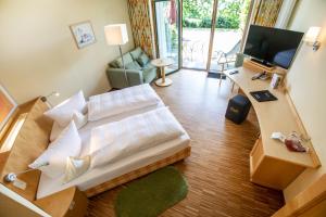TV a/nebo společenská místnost v ubytování Hotel Sonnentau