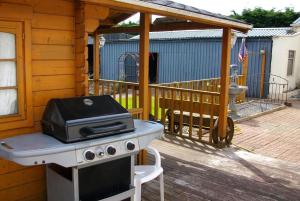 Gril dostupný pro hosty v bed and breakfast