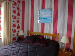 Katil atau katil-katil dalam bilik di Clonmacnoise B&B