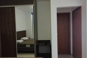 Postel nebo postele na pokoji v ubytování Condominio Barretos Thermas Park 401