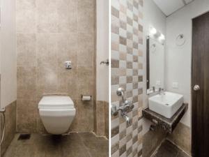 Koupelna v ubytování HOTEL V.G