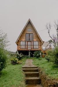 Zahrada ubytování Satha private villa Dieng
