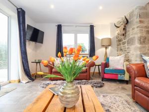 Χώρος καθιστικού στο La Petit Maison