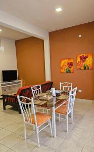 TV a/nebo společenská místnost v ubytování La Blanquita