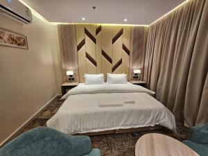Postel nebo postele na pokoji v ubytování فندق سي قل - Sea gull Hotel