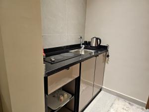 Kuchyň nebo kuchyňský kout v ubytování فندق سي قل - Sea gull Hotel