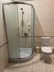 Kúpeľňa v ubytovaní Hotel Sofiivka