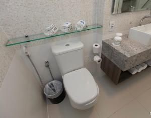 Koupelna v ubytování Radisson Hotel luxo ap 801