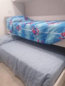Katil atau katil-katil dalam bilik di Casa vacanze indipendente in campagna