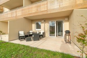 Balkón nebo terasa v ubytování Die Gartenlounge in Bad Aibling