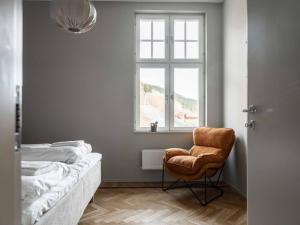 Ένα ή περισσότερα κρεβάτια σε δωμάτιο στο Are Ski Sanctuary Apt for 4 with Slope Access