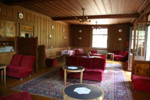 Predel za sedenje v nastanitvi Hôtel Hermitage