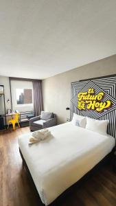 Postel nebo postele na pokoji v ubytování ibis styles Lima San Isidro