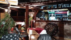 Restaurace v ubytování B&B Bazeni