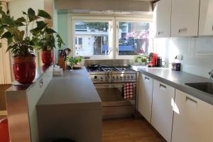Köök või kööginurk majutusasutuses Houseboat Orpheus