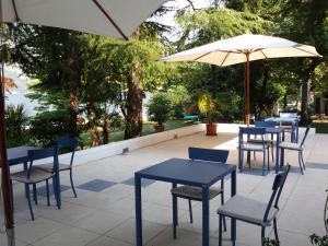 A garden outside Hotel Nautilus