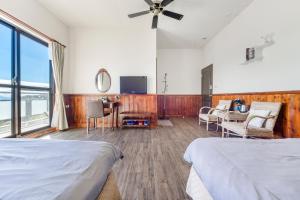 Postel nebo postele na pokoji v ubytování Water Swing B&B