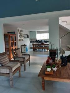 Istumisnurk majutusasutuses Barra de Jacuípe - Condomínio Parque Jacuipe