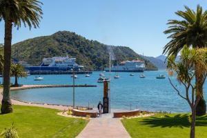 a view of a harbor with boats in the water at Hop, Skip & Jump From Picton Waterfront in Picton