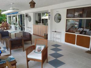 A seating area at Hotel Nautilus