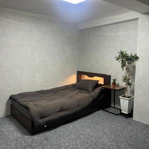 강남 아파트 객실 침대