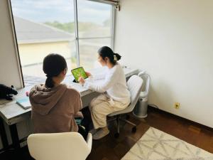 Khách lưu trú tại 別府-一棟貸切最大8名様まで-ヨガと温泉のある暮らし-高速Wifi-無料駐車場