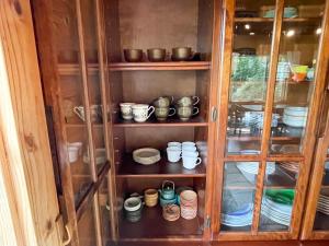Foto sihtkohas Oshino asuva majutusasutuse 【富士ビューロッジ】自然豊かなBBQ体験！一棟貸しログハウス galeriist
