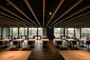 Reštaurácia alebo iné gastronomické zariadenie v ubytovaní XIUXI Anping Hotel